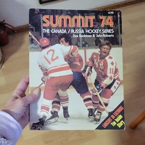 NHL Summit '74 Book with Red and White Cover